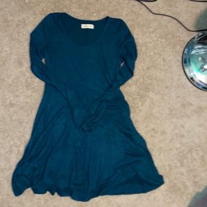Green Long Sleeve Dress